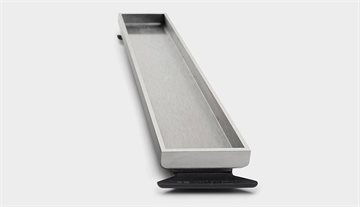 Unidrain highline cassette, linje, rustfrit stål: 900 mm, h 10 mm
