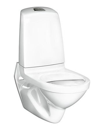 Gustavsberg Nautic 1522L Væghængt Toilet m/Hygienic Flush 700x345 mm
