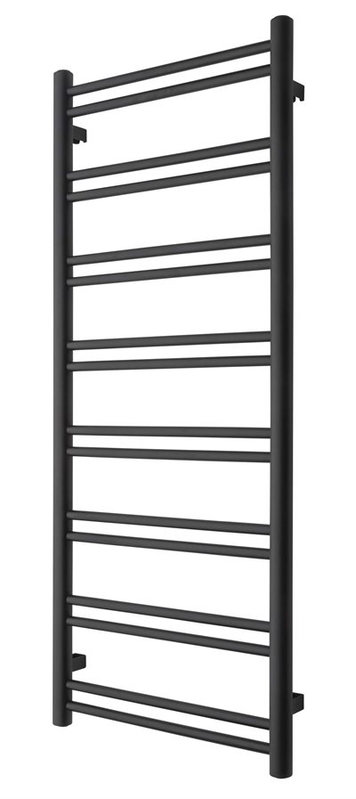 TVS DUO håndklædetørrer 1240x500mm, Sort 