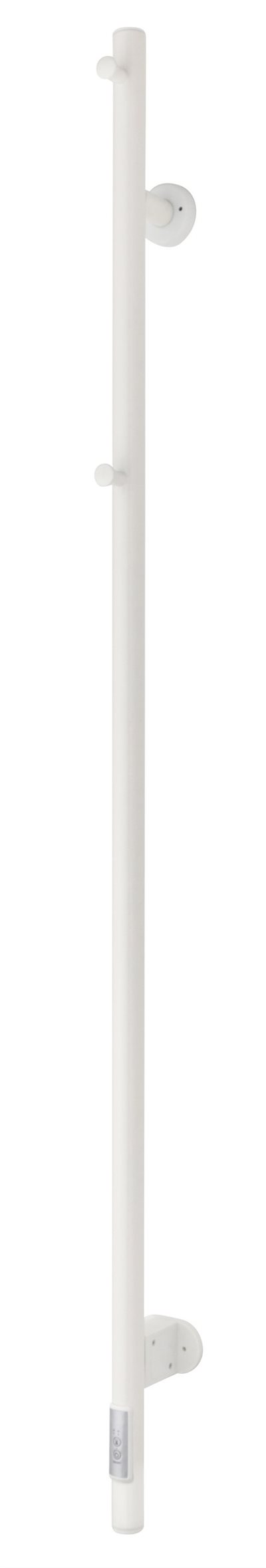 TVS ELDO 1 El-håndklædetørrer m/timer 1400x60mm, Hvid