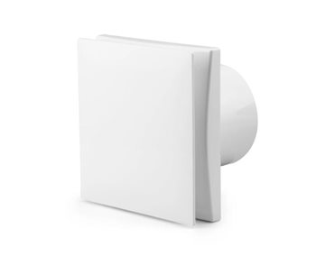 Fresh 100 TH badeværelsesventilator ø100 mm, hvid med m/timer og fugtstyring