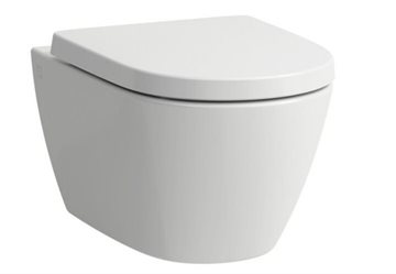 Laufen Fiora væghængt toilet Rimless med skjult montering, hvid