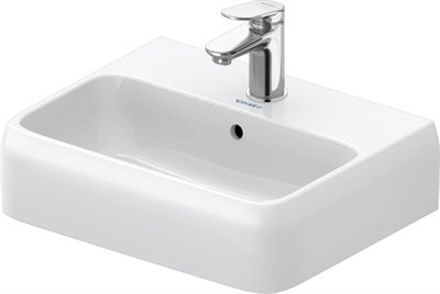 Duravit Qatego håndvask 45x35 cm med overløb til væg studio F.A. Porsche