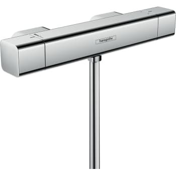 Hansgrohe Ecostat E brusetermostat med forskruninger og rosetter - krom