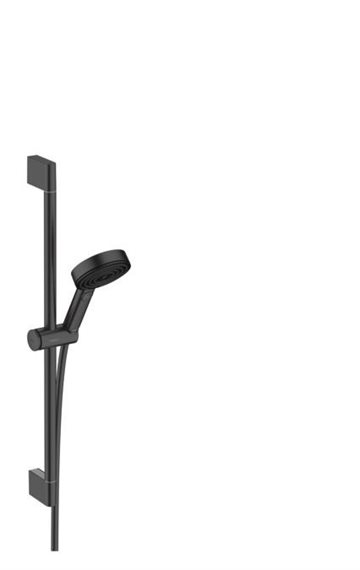 hansgrohe Pulsify Select EcoSmart 650mm/1,6m slange, ø105mm, mat sort