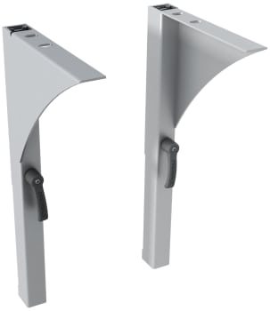 Højdejustérbar bæring, lysegrå