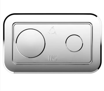 Ifö Spira/Spira Art trykknap, krom