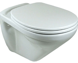 Gustavsberg Saval toiletsæde med SoftClose,  hvid