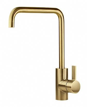 NOBA CK køkkenarmatur med U-tud, Børstet messing