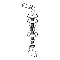 Pressalit toiletsædebeslag