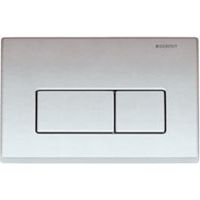 Geberit Kappa50 betjeningsplade i børstet stål