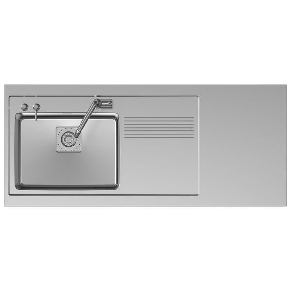 Intra Frame køkkenvask FRF 140 - Fås både højre- og venstrevendt