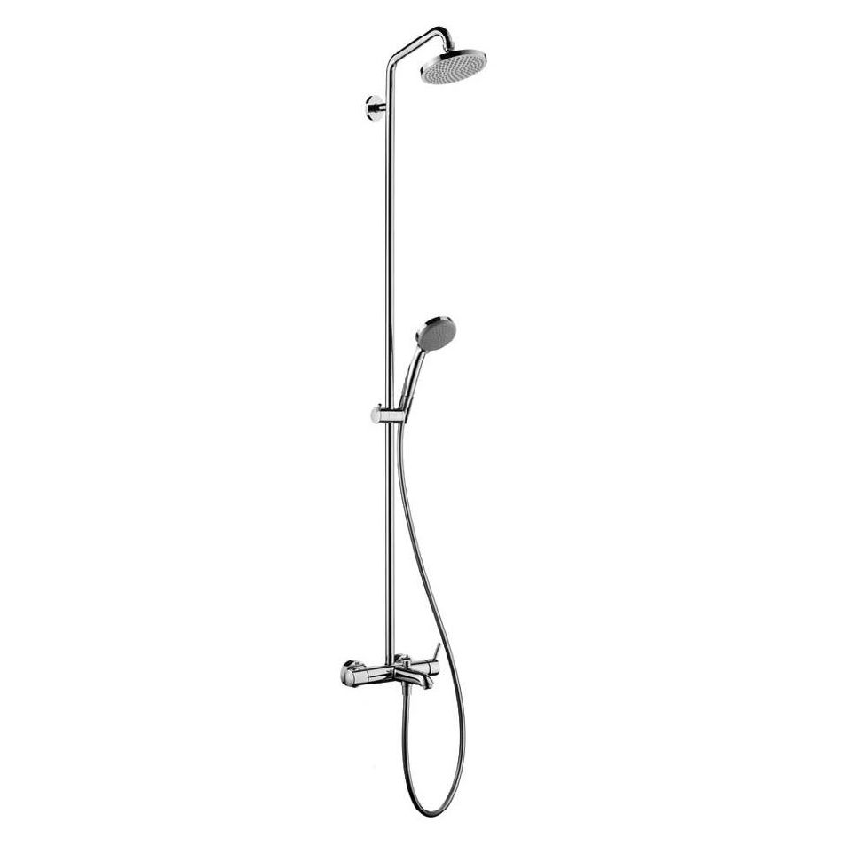 Hansgrohe Croma 100 Showerpipe til kar EcoSmart