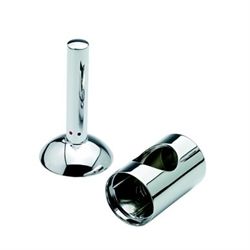 Tudhoved og greb i krom for Damixa Arc hv.batteri - 