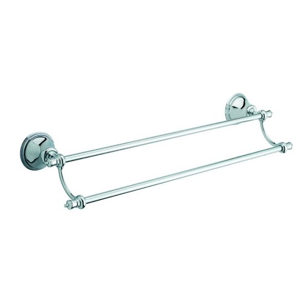 Damixa Tradition håndklædestang dobbelt i krom 