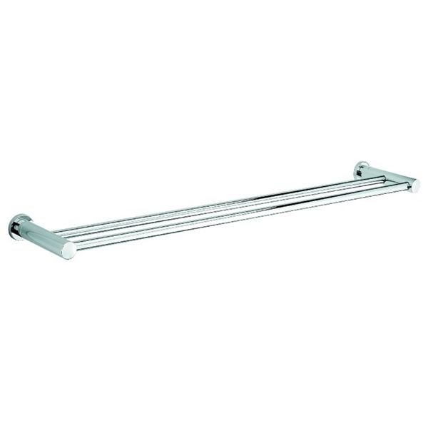 Damixa Silhouet håndklædestang dobbelt 800mm, krom
