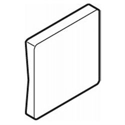 Fuga Afdækning 1 modul for blænddæksel hvid