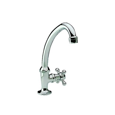 Damixa Tradition Servantehane høj model, kold/varm - krom