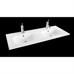 Dansani Kantate Dobbeltvask 121 cm Hvid - Dansani Kantate Dobbeltvask 121 cm Hvid