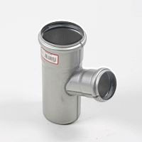 Blücher EuroPipe grenrør 75x50 mm med 68 graders gren