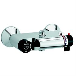 Damixa TMC termostat Kar/Brusearmatur Krom og sorte greb