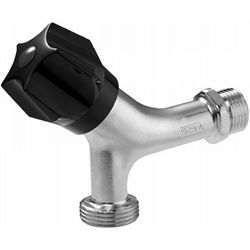 Aftapventil Matforkromet 1/2" Med 3/4" Sl forskrun