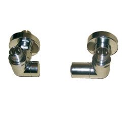 Kriss Corner ventilsæt m/flange og tilslutning - Vælg variant