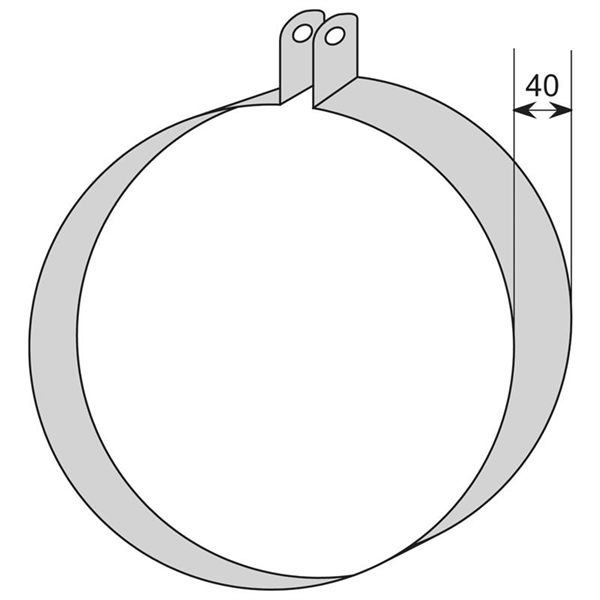 Lindab montage bøjle UV - Vælg variant
