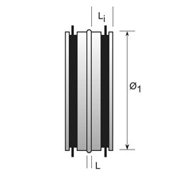 Lindab nippel NPU  - Lindab nippel NPU 160mm