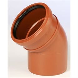 Uponor PVC bøjning 160mm - 45gr.