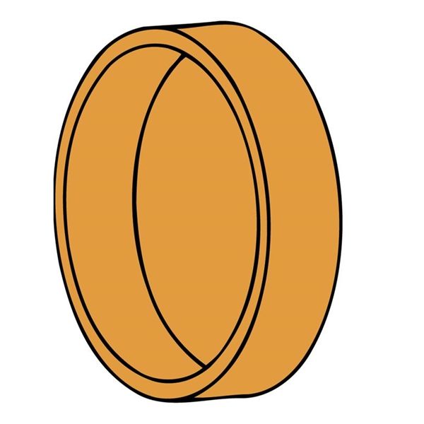 PVC kloak slutmuffe for limning 160mm 