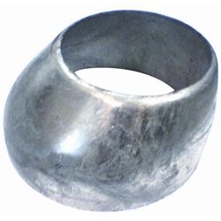 Brøndkrave Loro-X 70mm i galvaniseret stål til stålafløb excentrisk