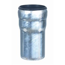 Overgang til pvc loro-x dn70 i galv. stål, 75 mm 1