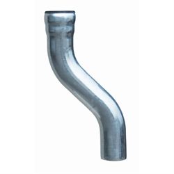 Loro-X etagebøjning 100-75mm i galv. stål - Loro-X etagebøjning 70-130mm i galv. stål