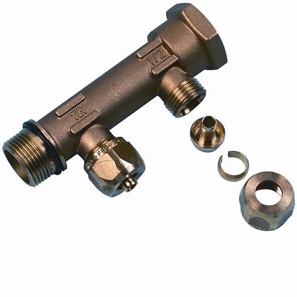 Wirsbo Fordelerrør 1-18mm med fast muffe  - Vælg variant