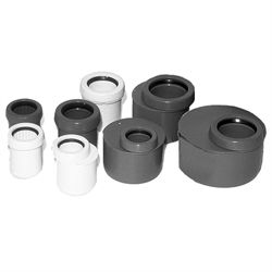 Grå PP Reduktion 75/50mm