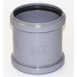 Grå PP skydemuffe 50 mm