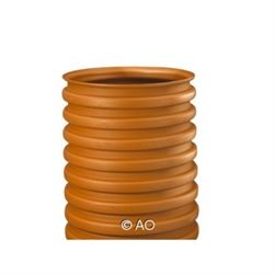 Korrugeret opføringsrør 315x3000mm m/muffe