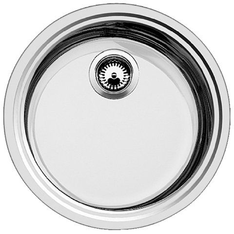 Blanco Rondosol-IF MikroKant Rund køkkenvask Ø448 mm