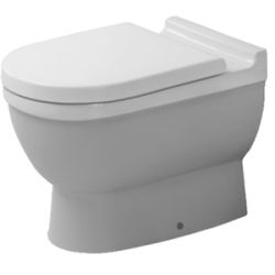 Duravit Starck 3 Back-to-wall skål uden cisterne - 