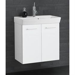 Dansani Mido 62 cm møbelpakke med låger - Hvid mat