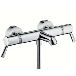 hansgrohe Ecostat Kar-/brusetermostat Comfort Care med ekstra lange greb - krom 