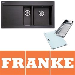 Franke Mythos Fragranite Graphite Metallic Køkkenvask 1000x515 mm fås i flere farver 