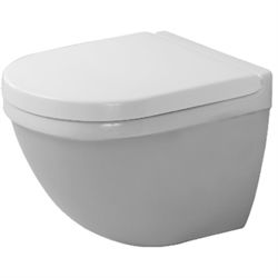 Duravit Starck 3 væghængt toilet compact med skjult montering - Vælg variant