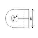 Gabotherm Roset-sæt - i hvid