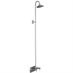Frostline Eqi vægbruser 15mm (og ½") 150-350mm - Glasblæst rustfrit stål