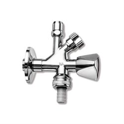 Stopventil 1/2x10 mm med Aftapventil