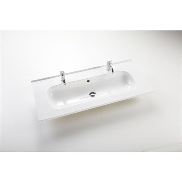 Dansani porcelænsvaske - Kantate, 101 cm, dobbelt