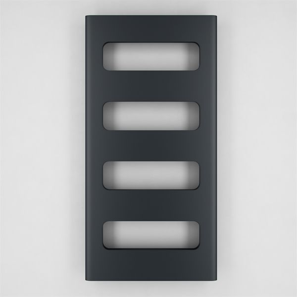 Strømberg COMO håndklædetørre 1200x600 mm - Sort