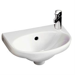 Gustavsberg Nautic håndvask 5540 - 400x270 mm - Med hanehul til højre